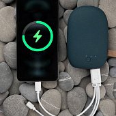 Внешний аккумулятор Pebble 7800 мАч, серо-синий