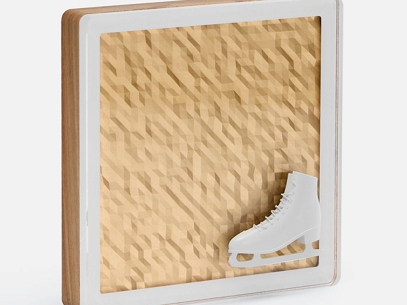 Плакетка Goldwin c 3D-элементами