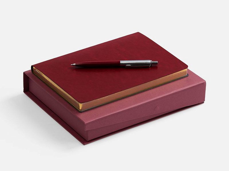 Набор Nebraska Flex, бордовый с серебристым