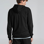 Толстовка на молнии с капюшоном Unit Siverga, черная