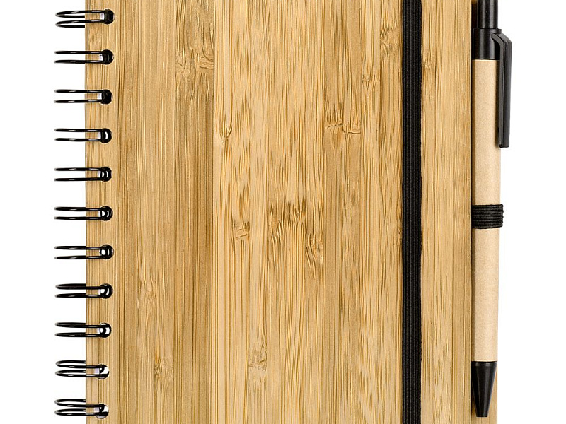 Блокнот на кольцах Bambook с шариковой ручкой