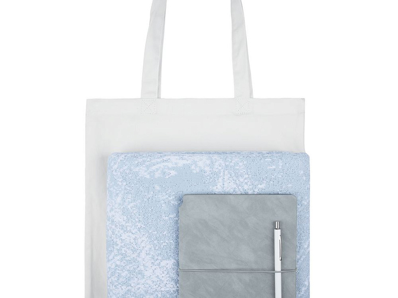 Набор Frost Pattern, голубой с белым