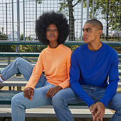 Свитшот унисекс Set In, фиолетовый меланж