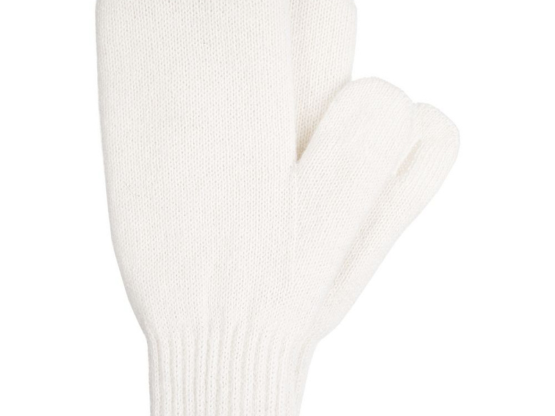 Варежки Capris, молочно-белые