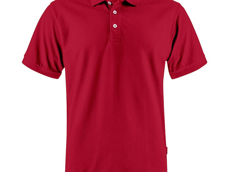 Рубашка поло мужская Sunset, красная