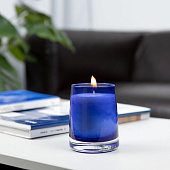 Ароматическая свеча Fragnola, пряная древесина и кардамон, темно-синяя