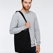 Сумка холщовая через плечо Artspace, черная