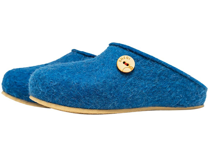 Домашние валенки Step, синие (василек)