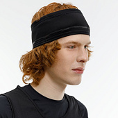 Спортивная повязка утепленная Jogge, черная