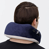 Дорожная подушка-массажер inRelax, синяя