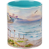 Кружка Promo Plus для сублимационной печати, бирюзовая