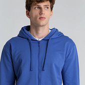 Толстовка на молнии с капюшоном Siverga 2.0, ярко-синяя