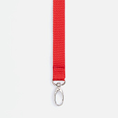 Лента для бейджа Pin, красная