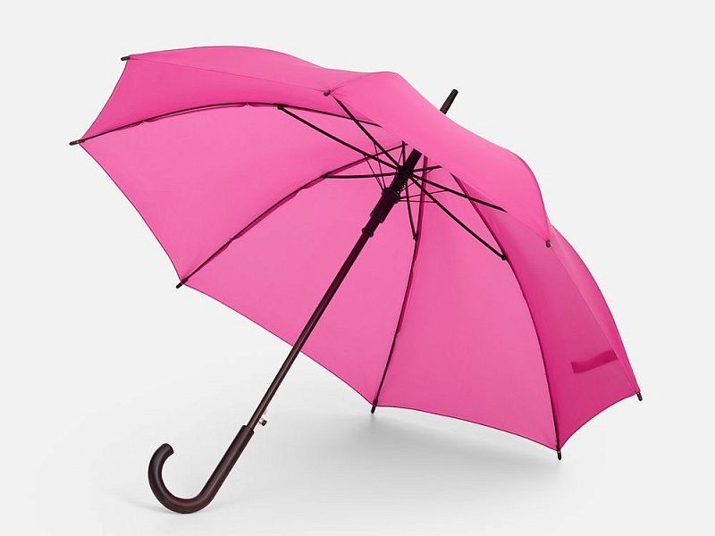 Зонт-трость Standard, ярко-розовый (фуксия)