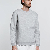 Свитшот унисекс Delta, серый меланж