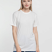 Футболка унисекс T-Bolka 160, белая (теплый оттенок)