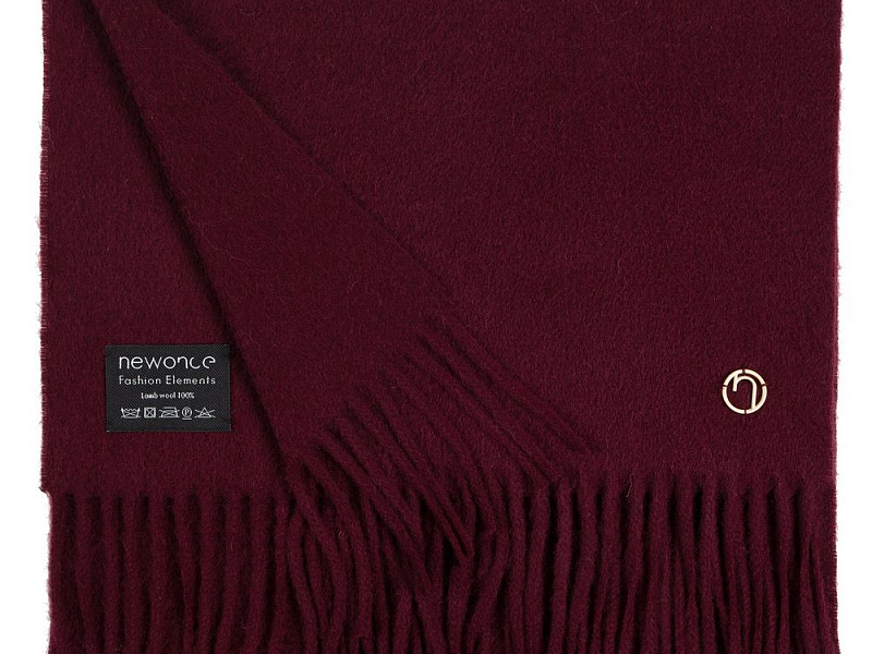 Шарф Graceful, бордовый