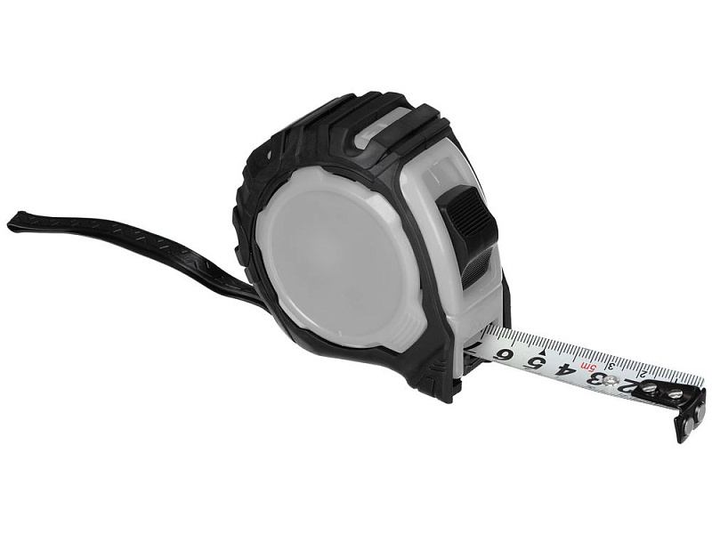 Рулетка Mittari с магнитным наконечником, 5 м, серая