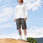 Футболка унисекс с длинным рукавом Pioneer LSL, темно-синяя