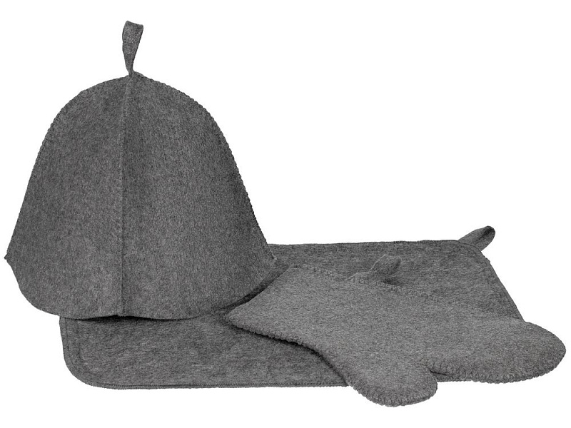 Набор для бани «Парилка», серый