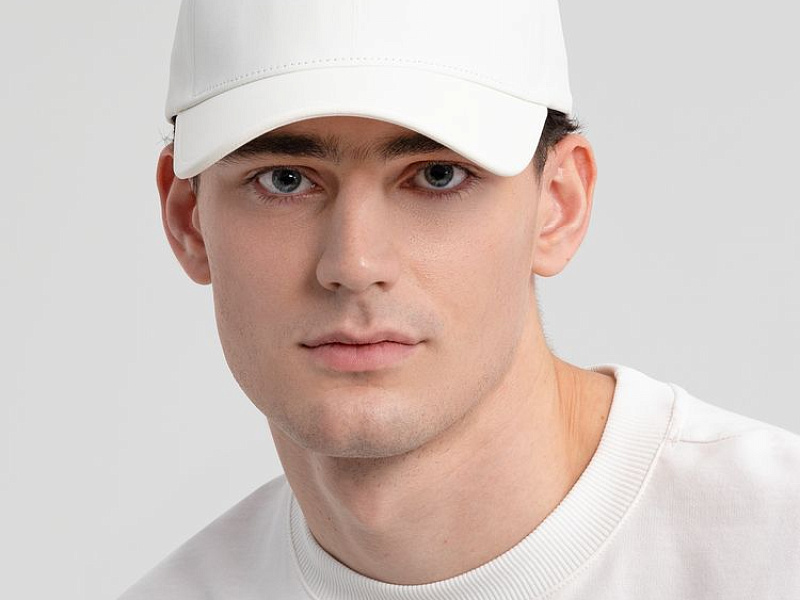 Бейсболка Kosmos, белая