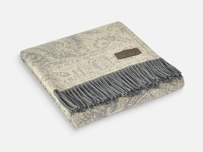 Плед Magnolia, коричневый