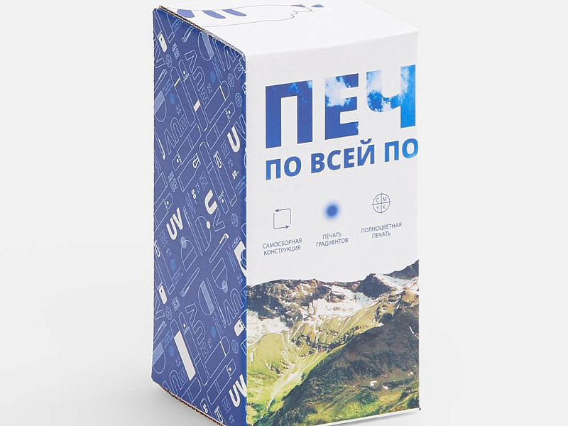 Коробка с полноцветной печатью для термостакана Canella
