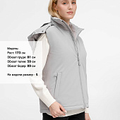 Жилет унисекс Sfera, светло-серый