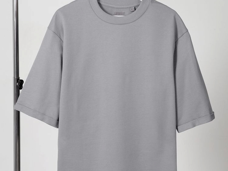 Футболка оверсайз унисекс Kosmos 2.0, светло-серая