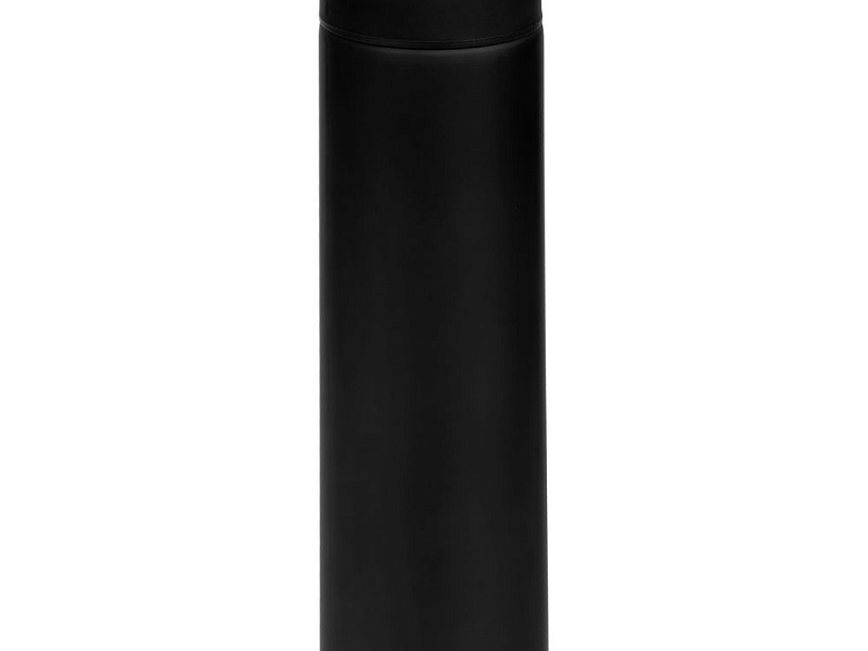 Смарт-бутылка с заменяемой батарейкой Long Therm Soft Touch, черная