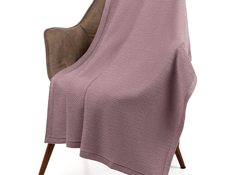 Плед Ornato, розовый (пыльная роза)