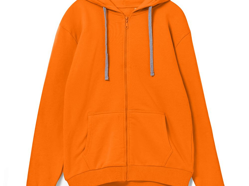 Толстовка на молнии с капюшоном Siverga, оранжевая