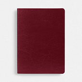 Ежедневник Nebraska Flex, недатированный, бордовый с серебристым