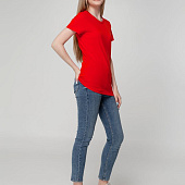 Футболка женская T-bolka Lady, красная