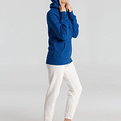 Толстовка с капюшоном унисекс King, ярко-синяя