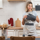 Прихватка Settle In, серая