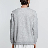 Свитшот унисекс Delta, серый меланж