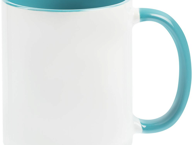 Кружка Promo Plus для сублимационной печати, бирюзовая