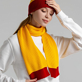 Шапка Snappy, желтая с красным