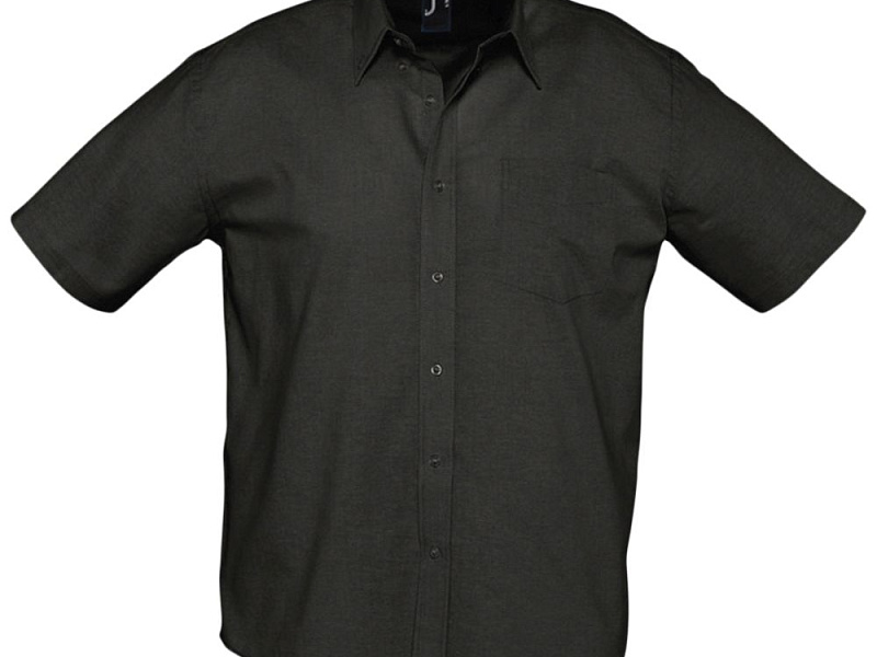 Рубашка мужская с коротким рукавом Brisbane, черная