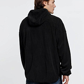 Анорак флисовый унисекс Fliska, черный