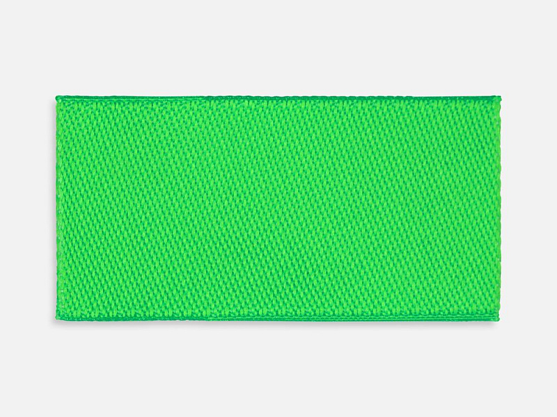 Лейбл тканевый Epsilon, XXS, зеленый неон