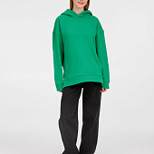 Худи оверсайз унисекс Tolla, зеленое