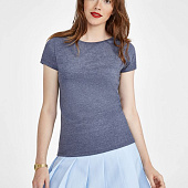 Футболка женская Mixed Women голубой меланж