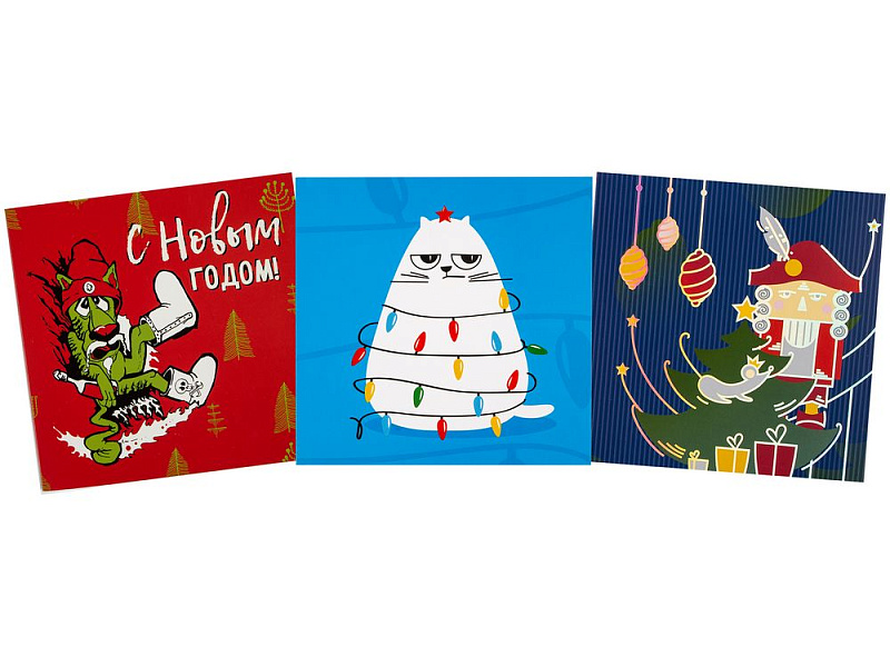 Набор Warmest Wishes: 3 открытки с конвертами