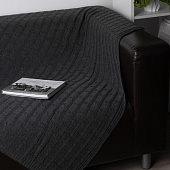 Плед Trenza, темно-серый