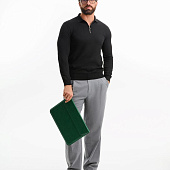 Рубашка поло мужская с длинным рукавом Terrazzo, черная