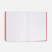 Ежедневник Flexpen Shall, недатированный, красный