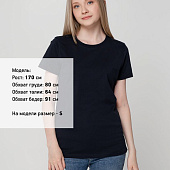 Футболка женская T-bolka Lady, темно-синяя