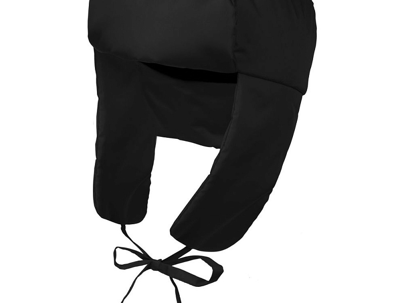 Шапка-ушанка Shelter, черная